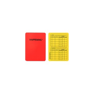 Tarjetas de arbitro Chad's